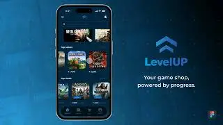 LevelUP | Game Shop App UI Design in Figma (Xbox, PlayStation & PC)