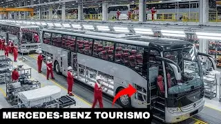 Inside the Mercedes-Benz Tourismo Factory — Luxury Bus Manufacturing Process