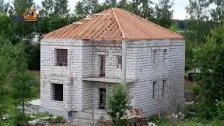 Строительство двухэтажного дома площадью 230 м² в КП "Belveder Park"
