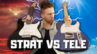 CHEAP STRATOCASTER VS TELECASTER (BATTLE OF THE $80 HARLEY BENTON GUITARS)