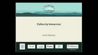 Stuart Williams - Python by Immersion - PyCon 2016