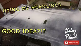 Dying My Headliner Black on a Freelander 2 using Autobrite black dye