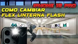 iPhone 12 o otros modelos cambio de Flex linterna Flash. Aprende a reparar tu mimso.