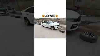 GOLDEN DEEP DISH RIMS 😍🤍💯 Full VIDEO Uploaded✅ #viral #carlover