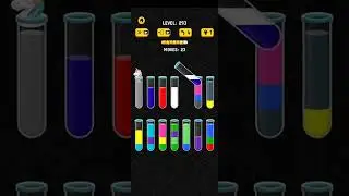Map 293 Solution||Color Water Sort 3D!