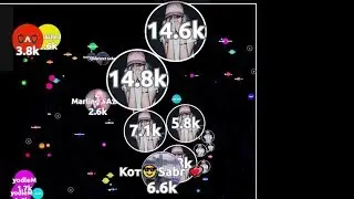 Agar.io Sabr clan. Team scrimmage#5