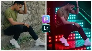 Neon Edit on android with Picsart & lightroom | just in 5 minutes .