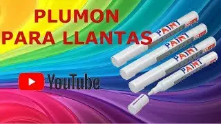 Plumon Marcador Llantas Blanco Letras Moto Y Auto