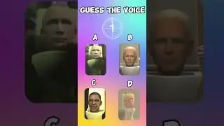 Guess Monsters Voice - Skibidi Toilet Quiz #1