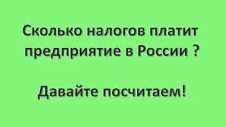 Сколько налогов платит предприятие в России