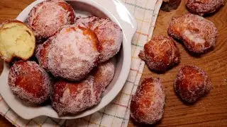 Süße Topfen-Nudeln / Quarkbällchen mit Hefeteig
