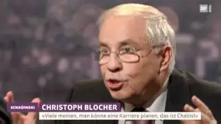 Schawinski mit Christoph Blocher