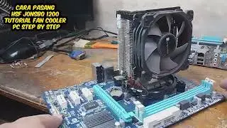 How to Install a Jonsbo CR-1200 HSF, Step-by-Step PC Fan Cooler Installation Tutorial That's So Easy