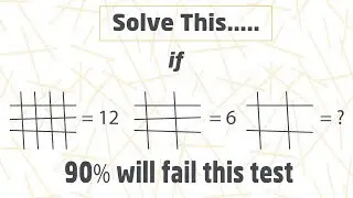 ONLY A GENIUS CAN SOLVE THIS | 90% FAIL THIS TEST