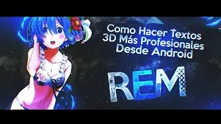 Como Hacer Texto 3D Más Profesional Desde Android [Tutorial]