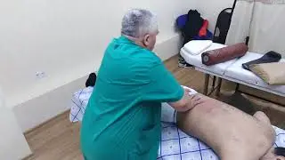 Repin Kostoprav. Pinched nerve due to pinched IV lumbar vertebra
