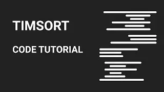 TimSort | Sorting Algorithm