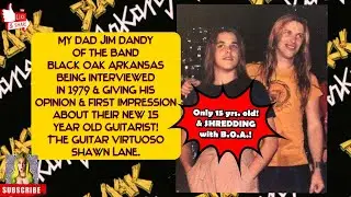 Jim Dandy's First Impression Interview Of Guitarist Shawn Lane at 15!!