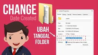 Cara merubah Date Created Folder di Windows