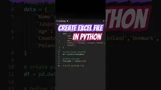 How to Create Excel file in Python 