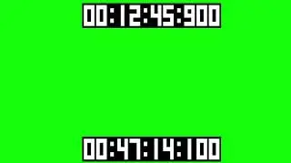 60 Minute or 1 Hour Countdown Timer with Green Screen for projects