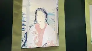 Immersive Museum TOKYO 2024 AI北斎に肖像画を刷ってもらった