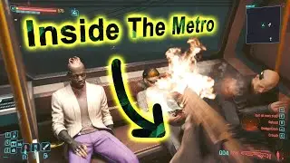 Move Around In The Metro - Cyberpunk 2077: Phantom Liberty Mod