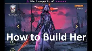 Riho Bonespear - How to Build Her Raid Shadow Legends