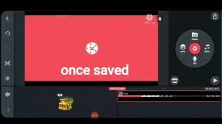 How to fix the problem of screen recorded video becomes small in Kine master.