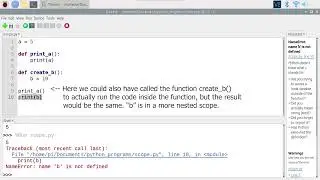 17 Variables - Scope (Creating Python Programs Using Functions and Variables)