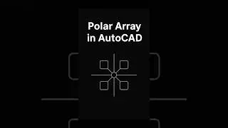 AutoCAD Polar Array | Copy Objects in a Circular Pattern