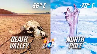 Death Valley VS North Pole