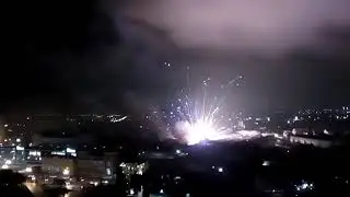 Radiozavoddaki partlayışın görüntüsü