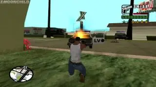 GTA San Andreas - Pistol Skill - reaching Hitman Level at the very beginning of the game