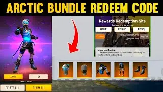 How To Claim Arctic Blue Bundle |  Free Fire Redeem Code Today | Today Redeem Code Free Fire