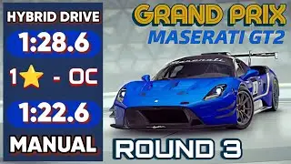 Asphalt 9 Maserati MC20 Grand Prix Round 3 Manual 1:22.6 Hybrid Drive 1:28.6 OC 1 Star Castle Crest