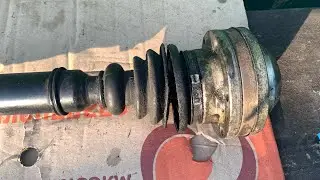 Golf mk4 TDI, замена пыльников шрусов полуоси, замена смазки