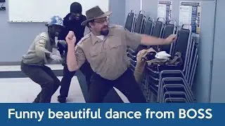 Funny beautiful dance ever - Boss is expert for everything #SenaviTV