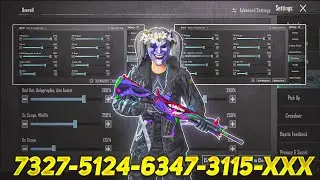 New Update 3.3⚡Best Sensitivity Code + Control Settings Pubg Mobile/Bgmi Sensitivity 2024