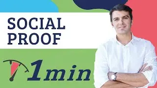 🔴 Qué es el SOCIAL PROOF - Marketing en 1 Minuto