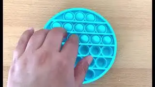 Pop it ASMR - Pop it Fidget Toy - push bubble sensory hype toys - adhd - autism - product review