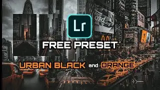 FREE Preset | Lightroom Mobile Tutorial + Free Dng ( Urban Black and Orange Preset)