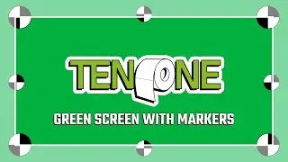 Green Screen: Chroma Green Screen with Tracking Markers (1 hour)