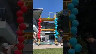 Giant Tower Balloon Pop Race!