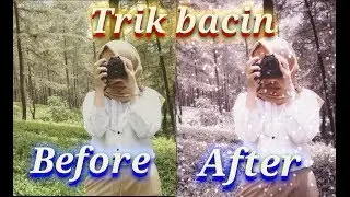 Cara membuat Efek salju di foto (lightroom & picsay pro) *edited