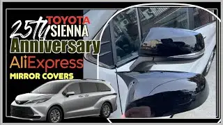 Mirror Covers from AliExpress for the 2023 Toyota Sienna