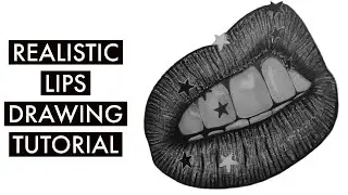 How to Draw Lips for beginners | Step by step tutorial | Realistic lips drawing tutorial