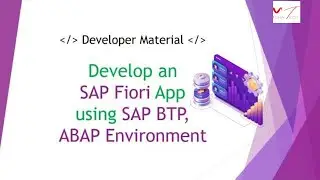 Create a SAP Fiori App using OData and Deploy it to SAP BTP