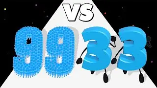 SCALE NUMBER RUNNER (vs) CROWD NUMBER 3D - Level Up Number Run Race Stack Master Max Level Freeplay
