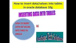 New Trick:How to insert records into table in oracle 10g